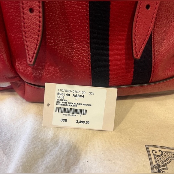 A 262 - π―% authentic Gucci medium backpack bag - Picture 14 of 14